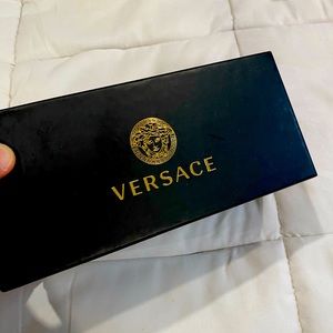 Empty Versace sunglasses box